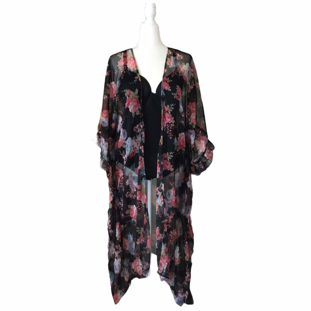 Betsey Johnson Swim Cover Up Kimono